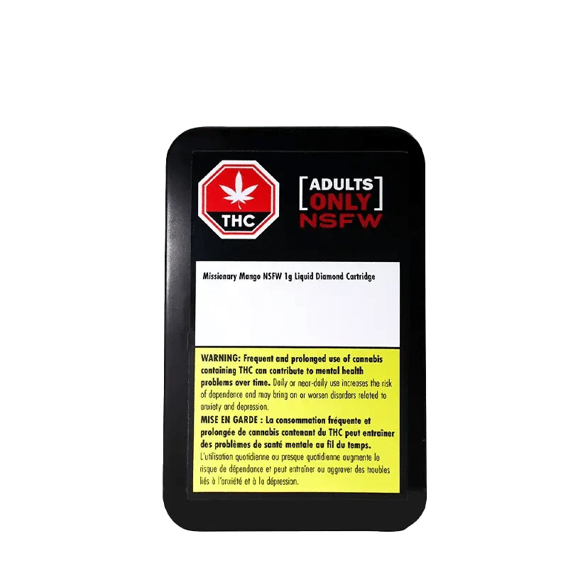 Missionary Mango NSFW Liquid Diamond Vape Cartridge - Image 3