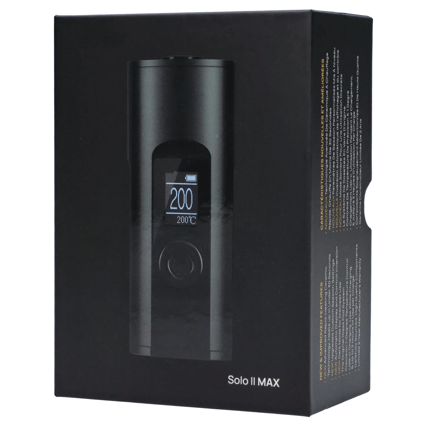 Arizer Solo II Portable Vaporizer - Black - Image 5