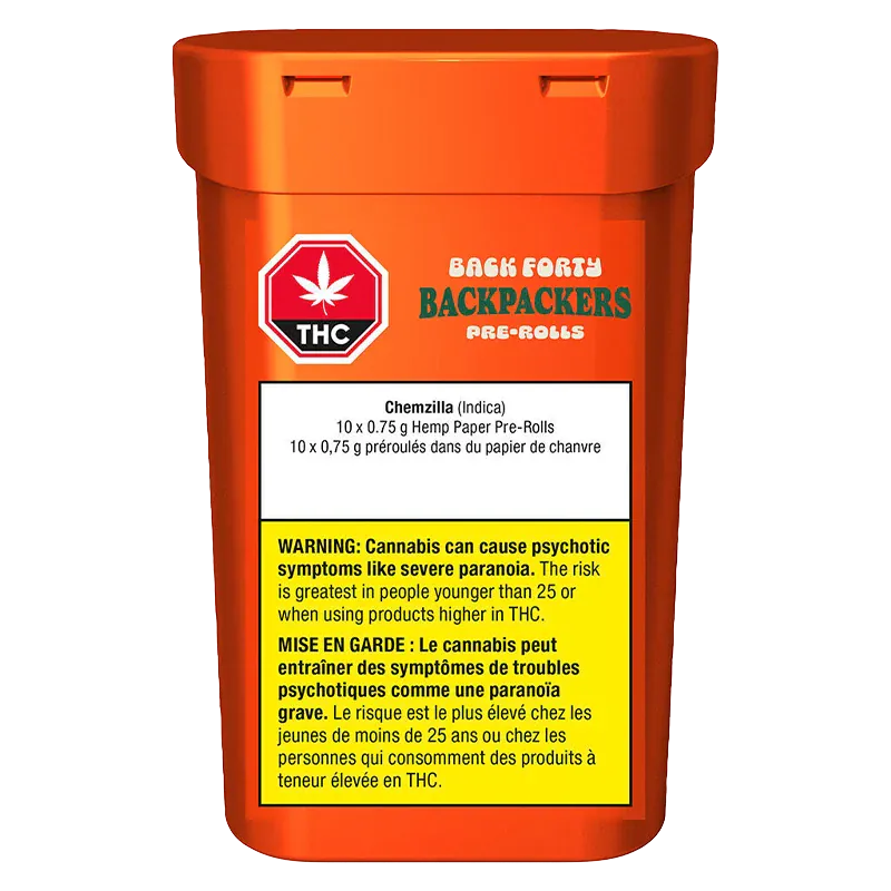 Backpackers Chemzilla PR 10 x 0.75 g - Image 3