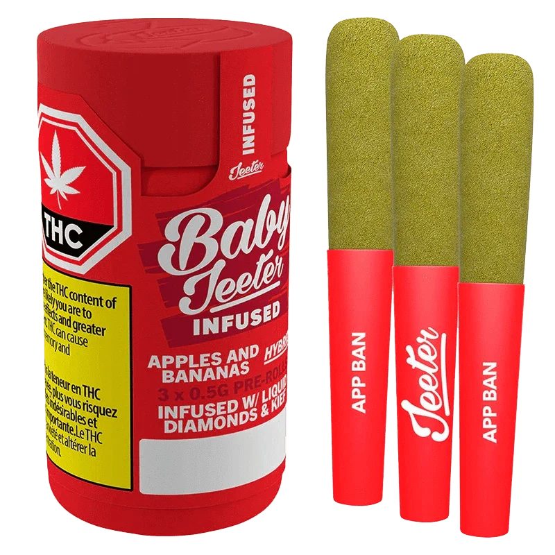 Baby Jeeter Apples and Bananas Infused PR 3 x 0.5 g