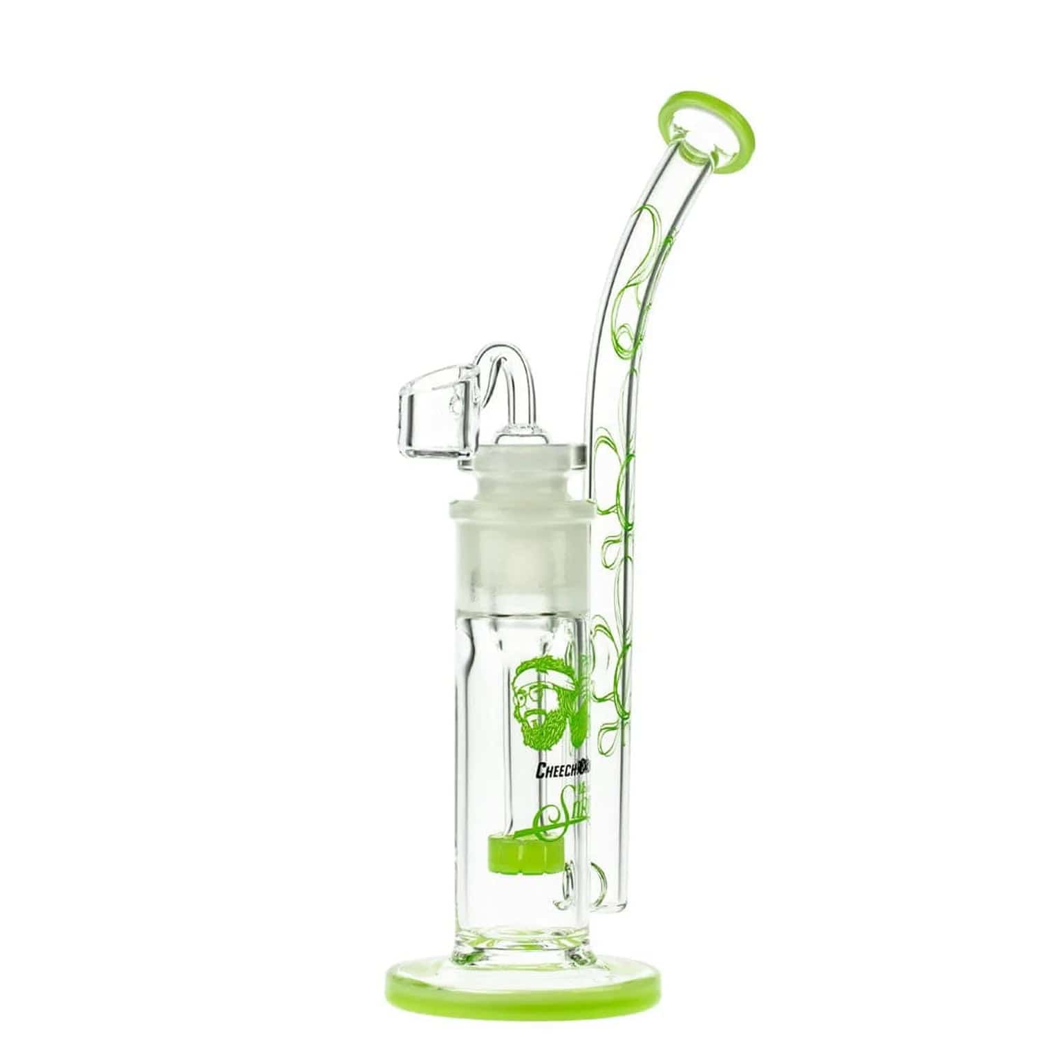 C&C Waterpipe w Dab Rig Tied Stick w/D.S andQuartz-Milky Green - Image 4