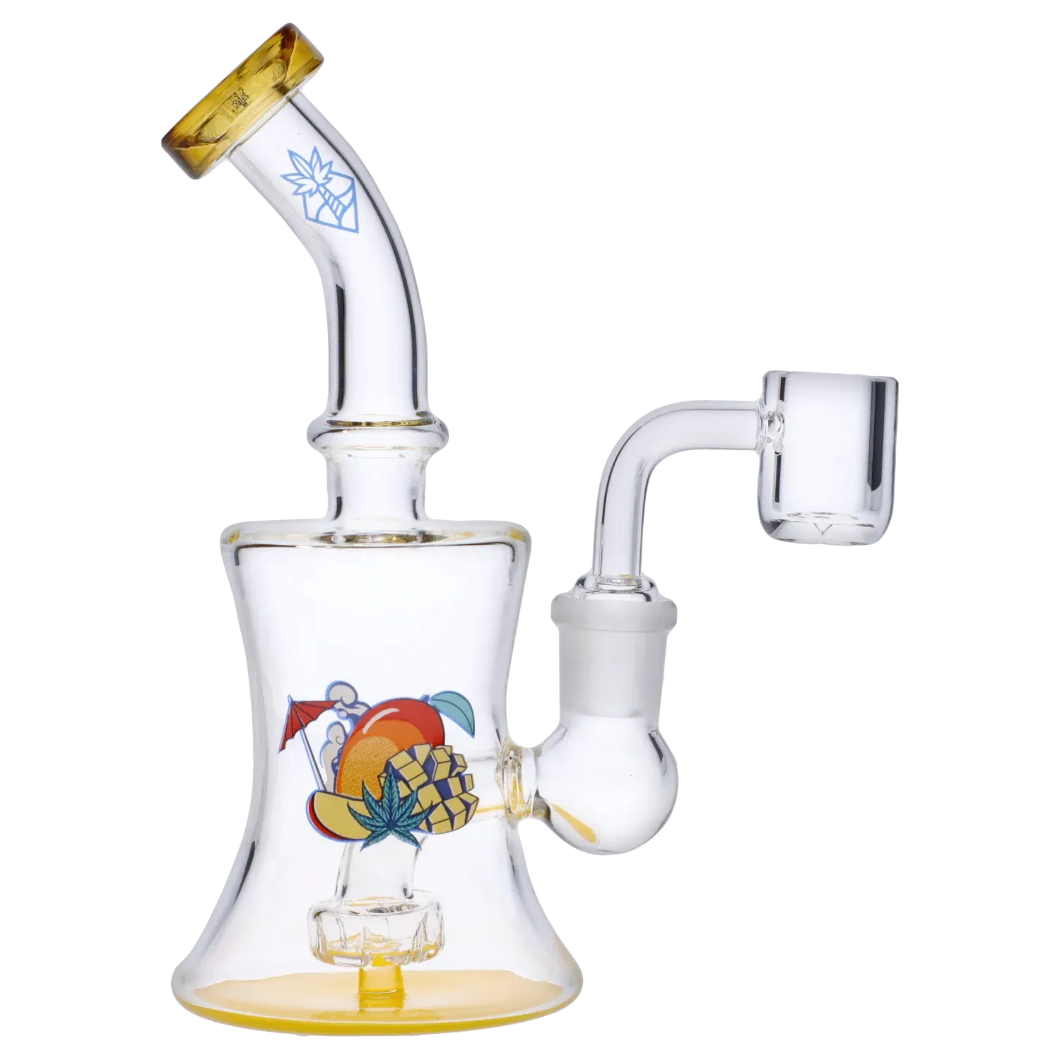 Cabana Cannabis Co. Parasol Dab Rig Yellow - 6in - Image 2