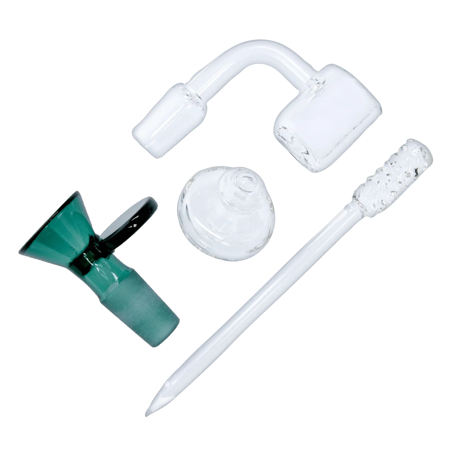 Cabana Cannabis Co. Ahoy Dual-Use Water Pipe Teal - 6in - Image 4