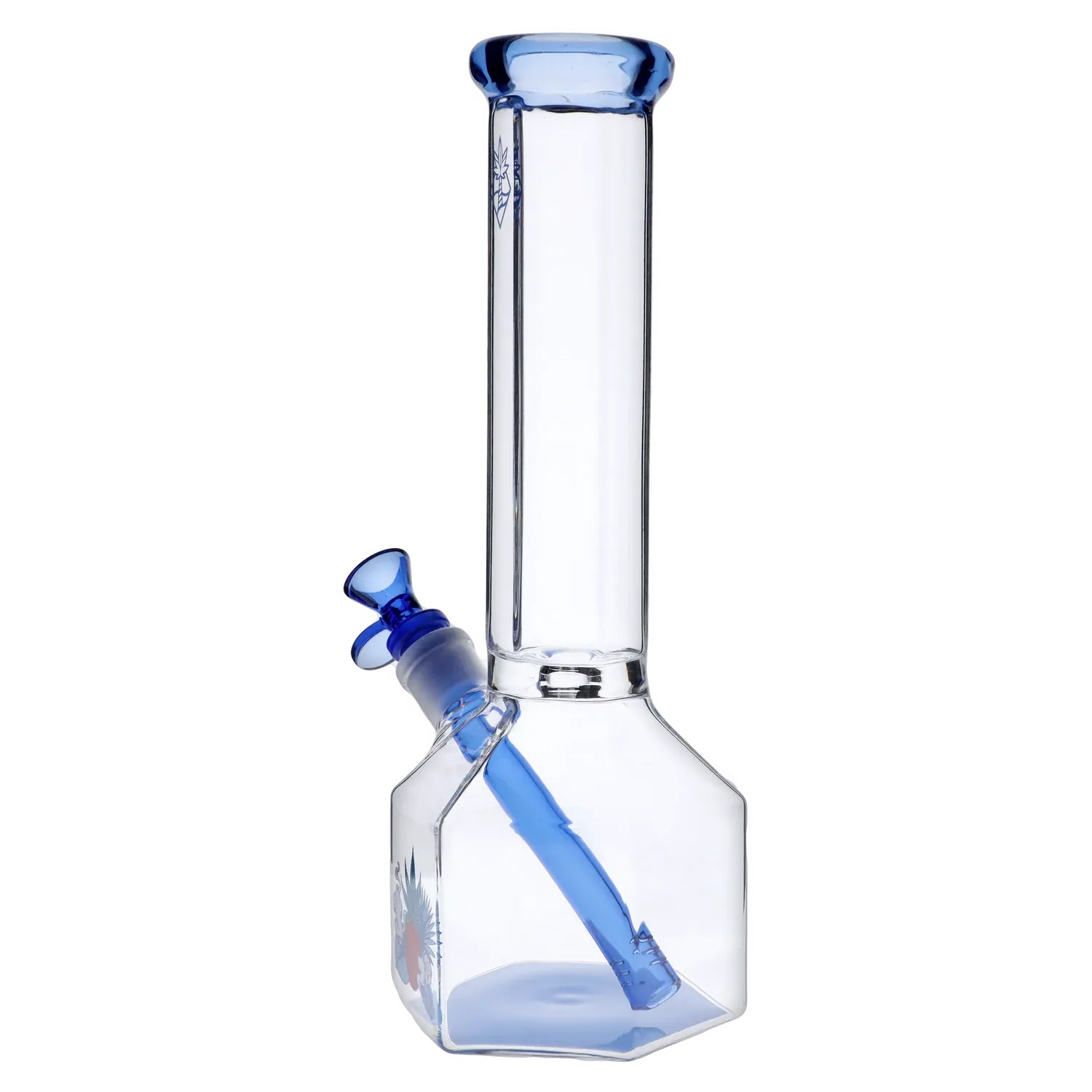 Cabana Cannabis Co. Pineapple Water Pipe Light Blue - 12in - Image 4