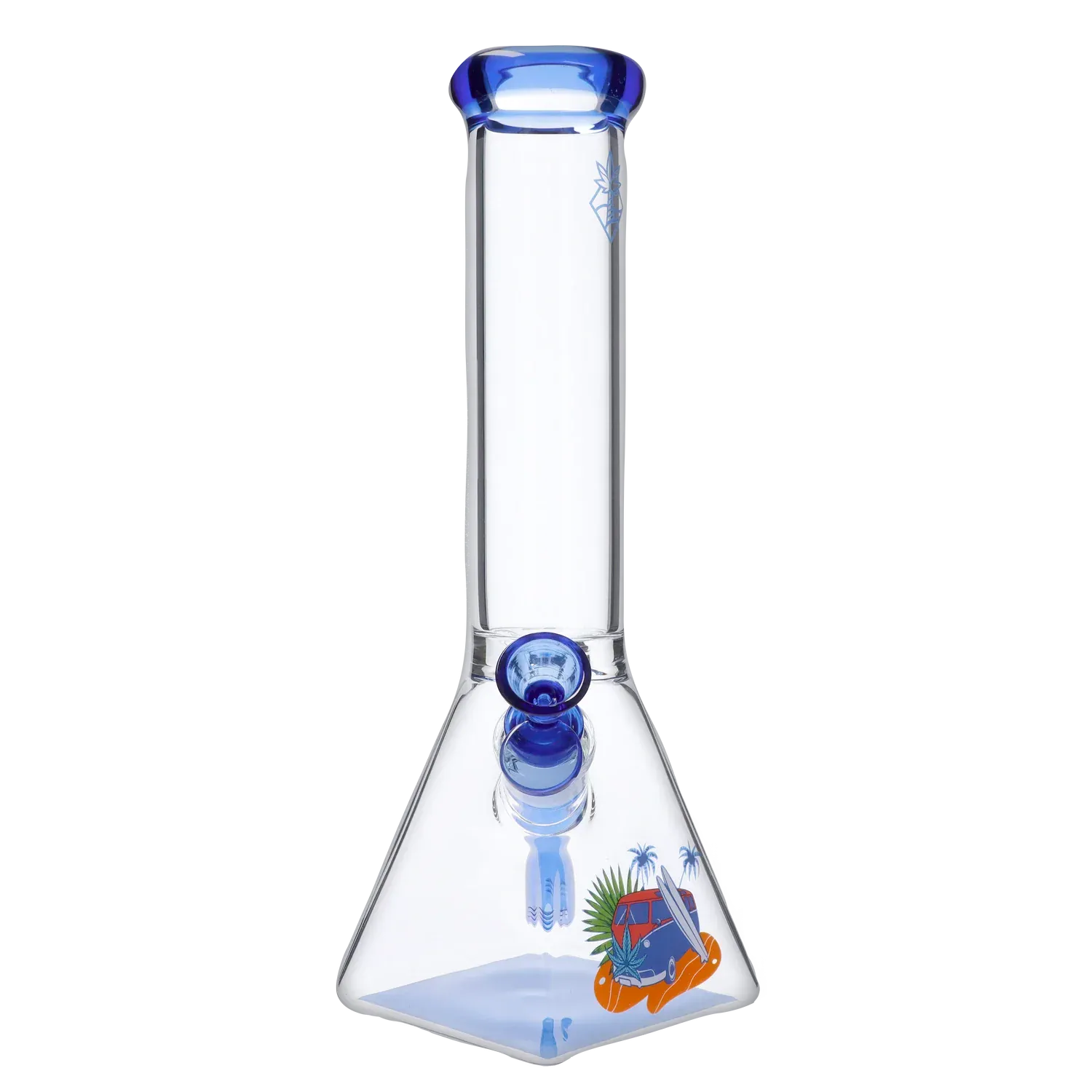 Cabana Cannabis Co. Van Water Pipe Blue - 12in - Image 5