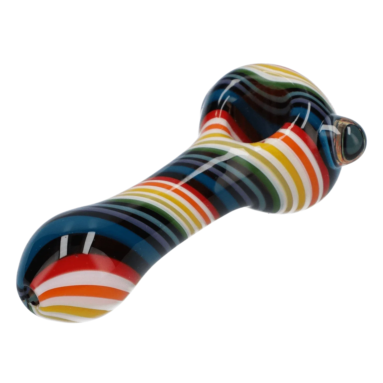 Valiant Spoon Pipe-Dark Rainbow - 4in. - Image 4