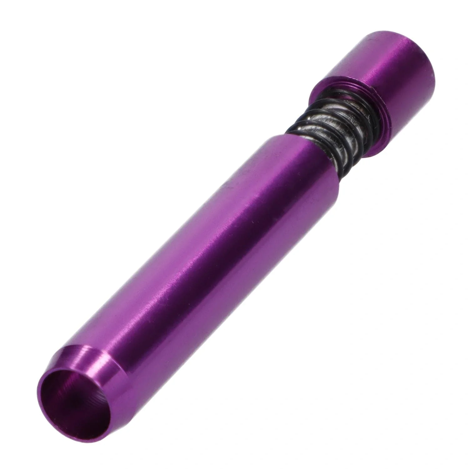 Valiant Spring Loaded Half Weave Tip One Hitter - Purple - Image 3