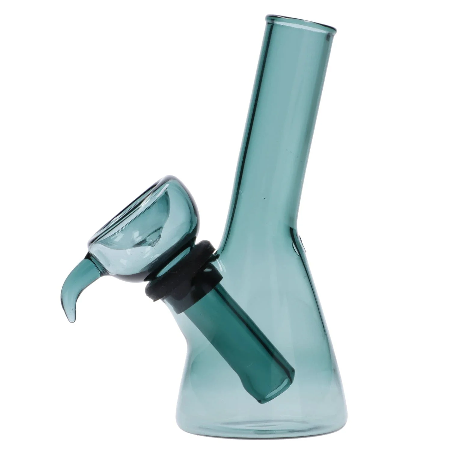 Valiant Mini Water Pipe - Teal - 4.3in. - Image 5