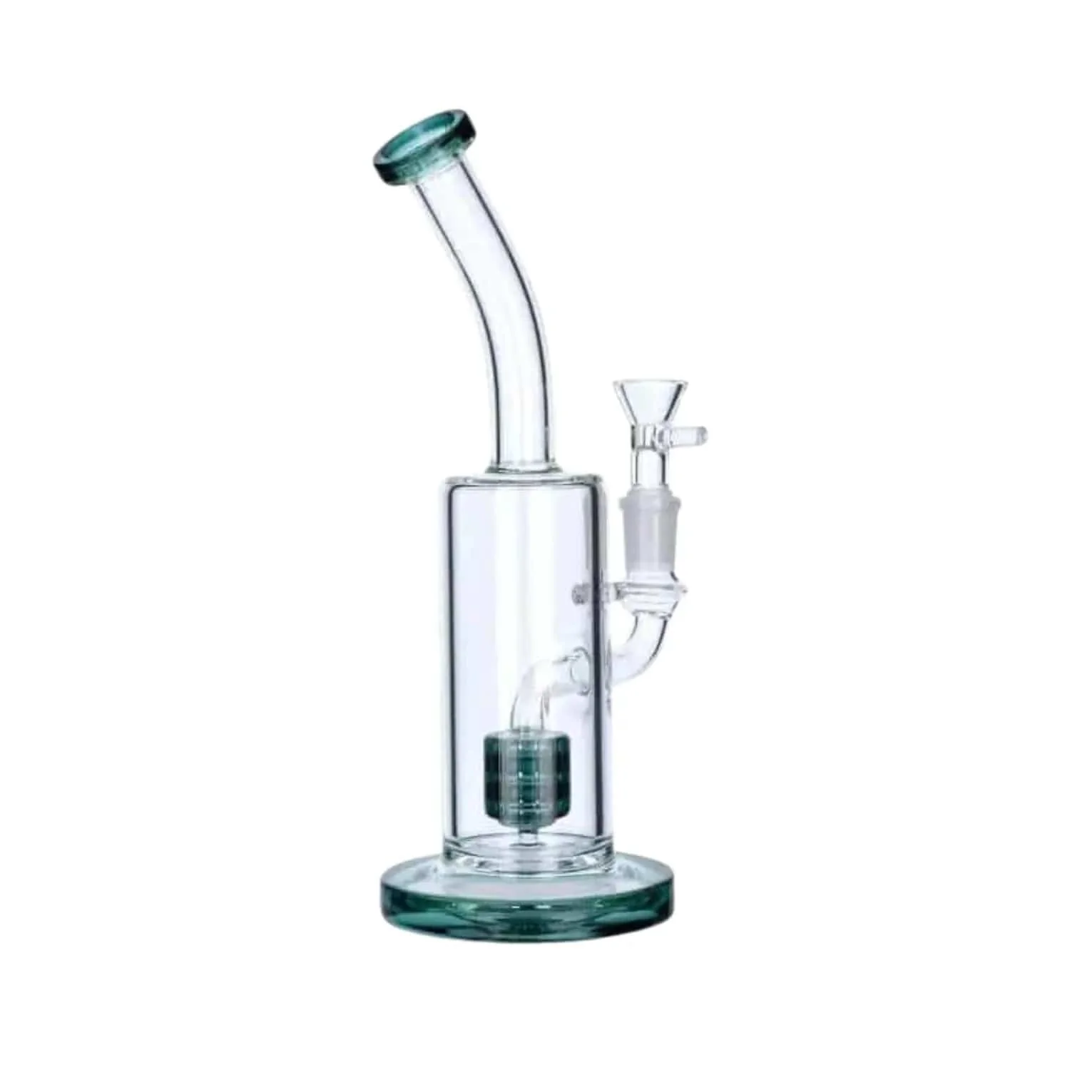 Valiant Water Pipe w/ Drum Perc - Teal - 9in.