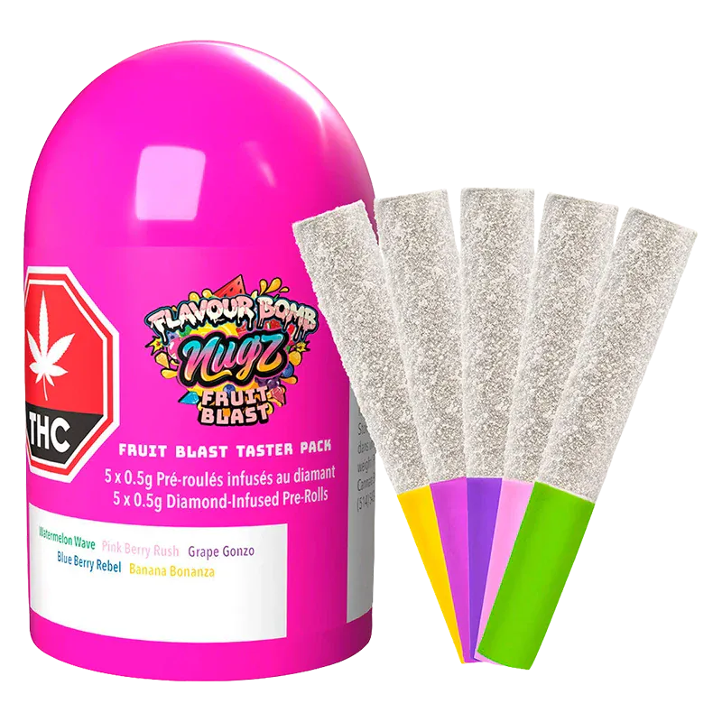 Flavour Bomb 40 Fruit Blast Diamond Infused PR 5 x 0.5 g