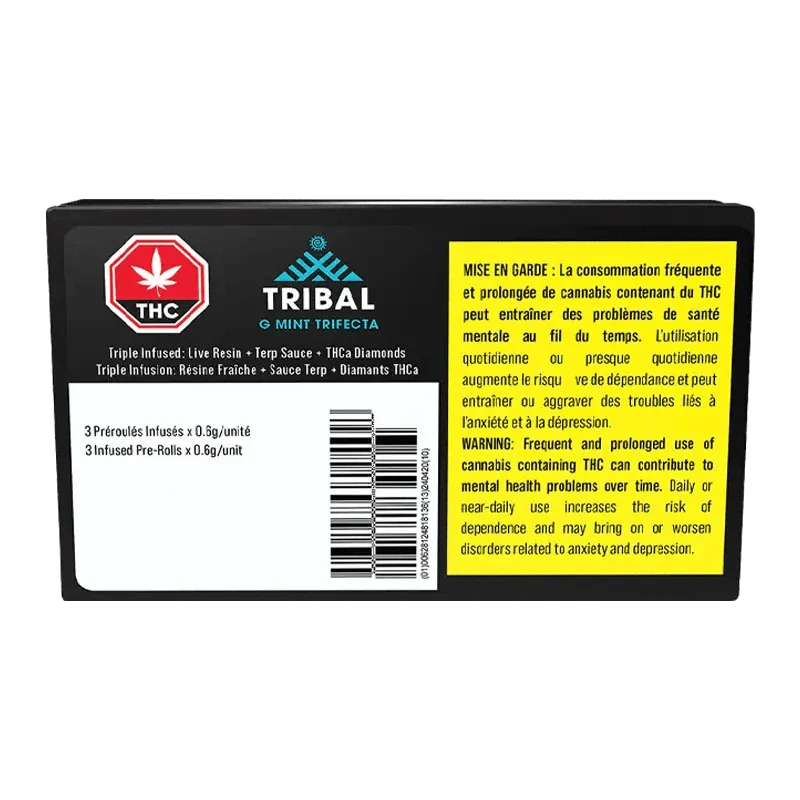 G Mint Trifecta Infused PR 3 x 0.6 g - Image 3