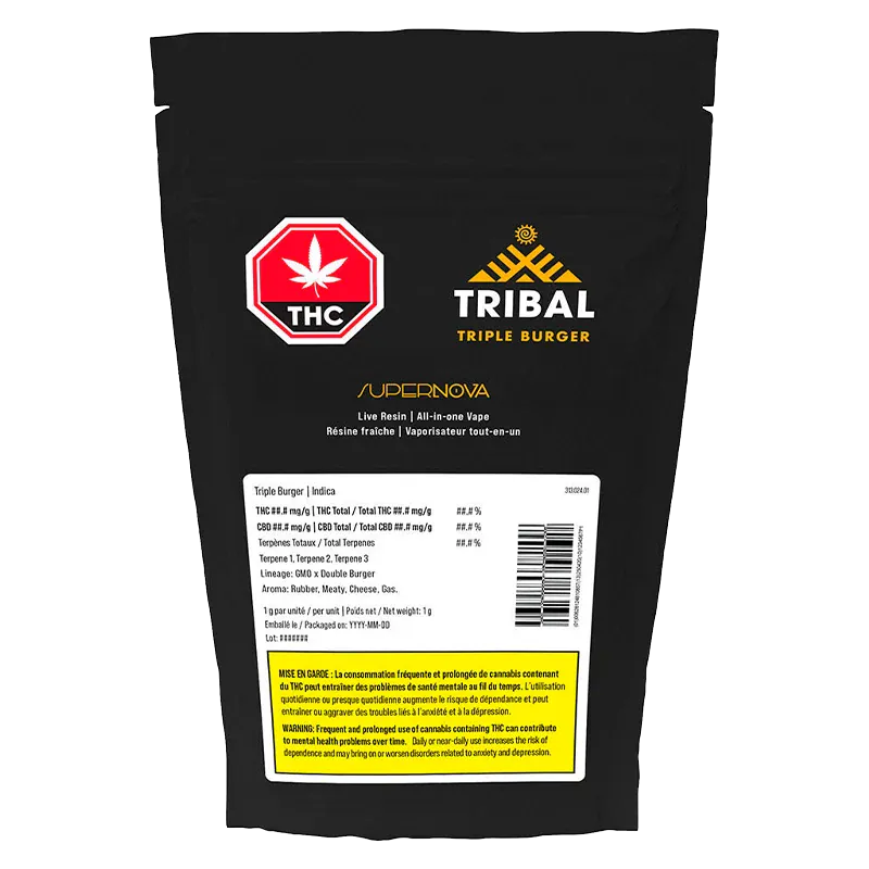 Triple Burger SuperNova Live Resin Disposable Vape - Image 3