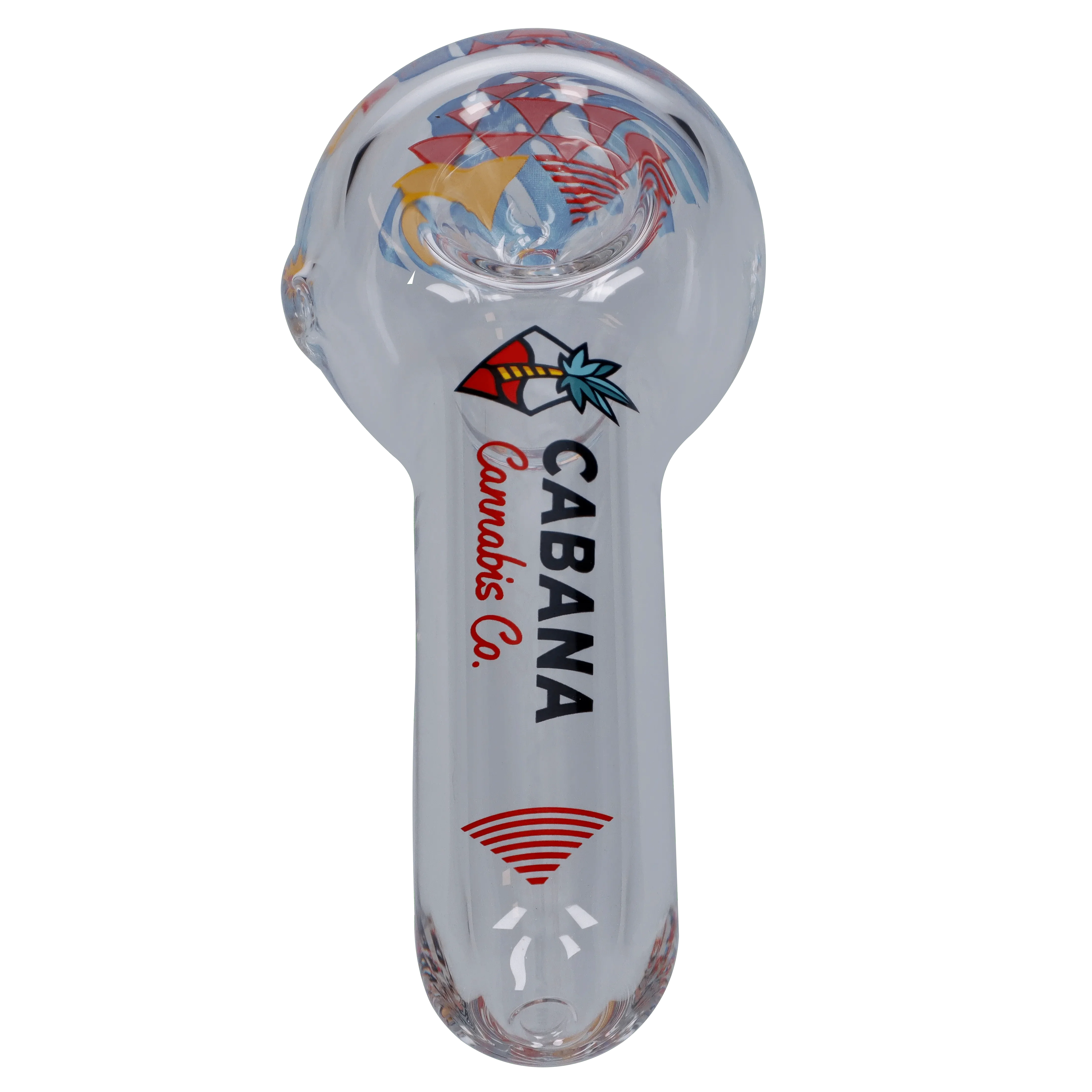 Cabana Canabis Co. The Afterglow Spoon Hand Pipe-Clear-5in. - Image 3