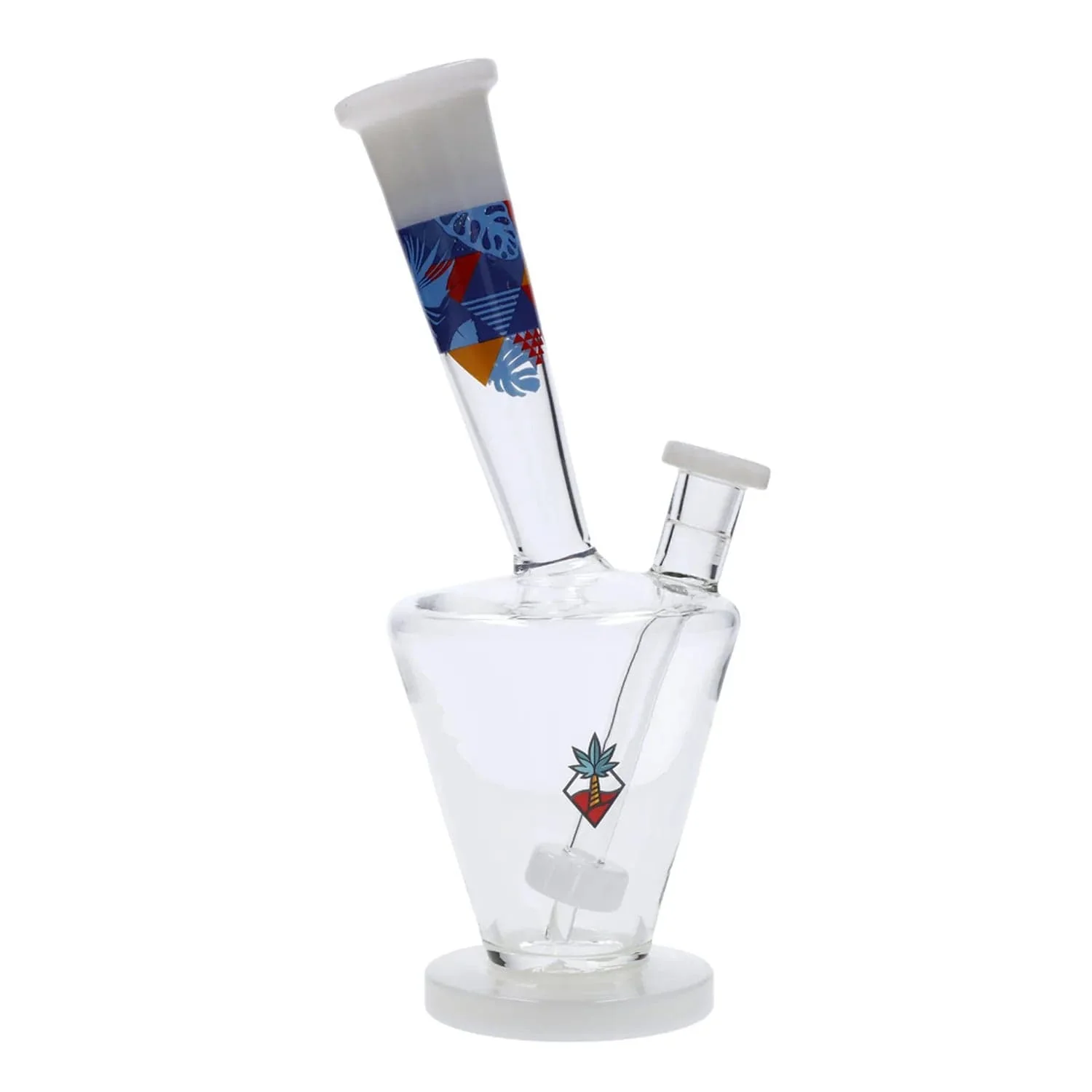 Cabana Cannabis Co. Flora Water Pipe - White - 11in. - Image 2