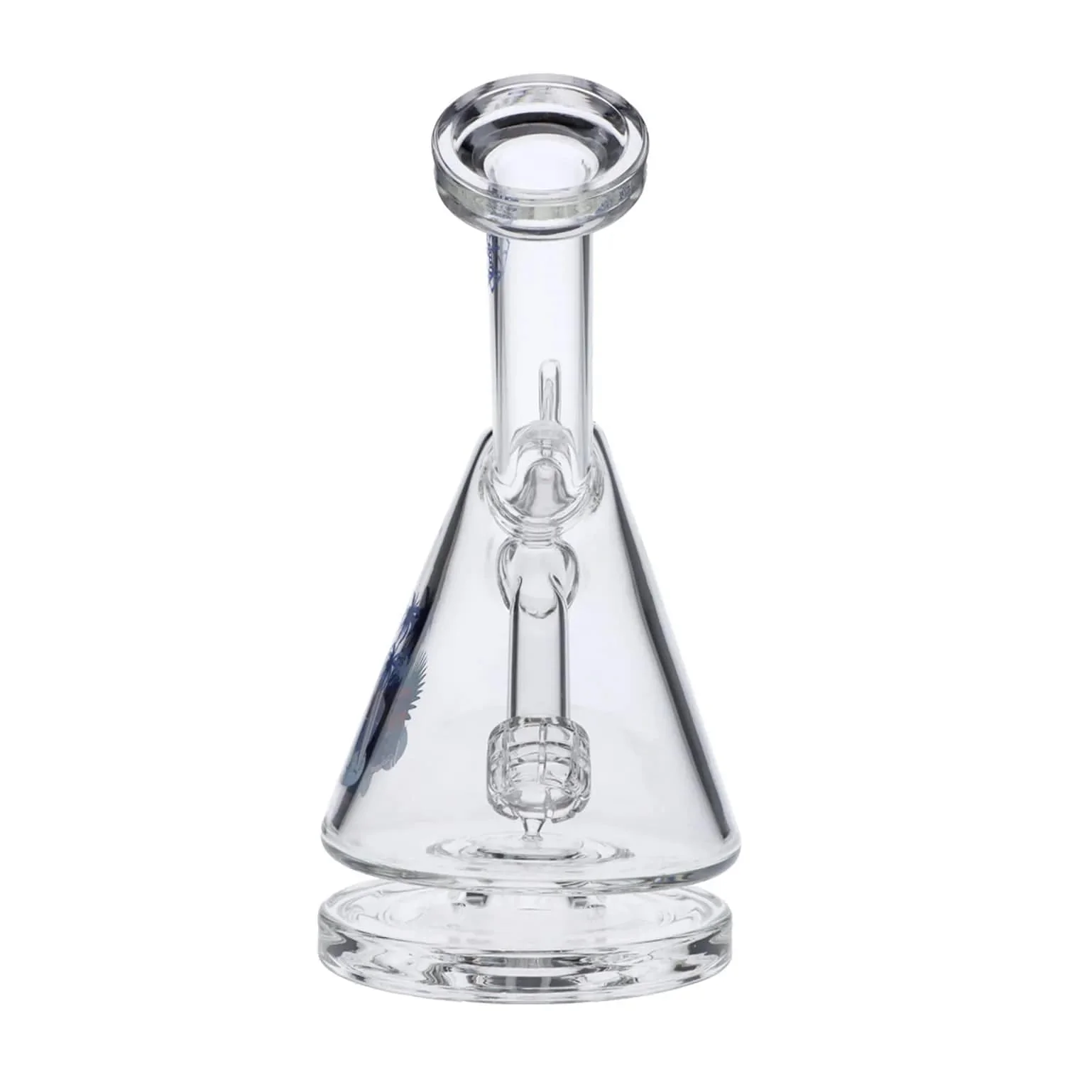 Cabana Cannabis Co. Reef Water Pipe - Clear - 7in. - Image 4