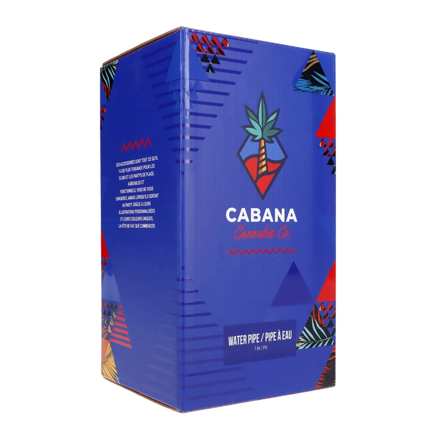 Cabana Cannabis Co. Surf Water Pipe - Black - 7in. - Image 11