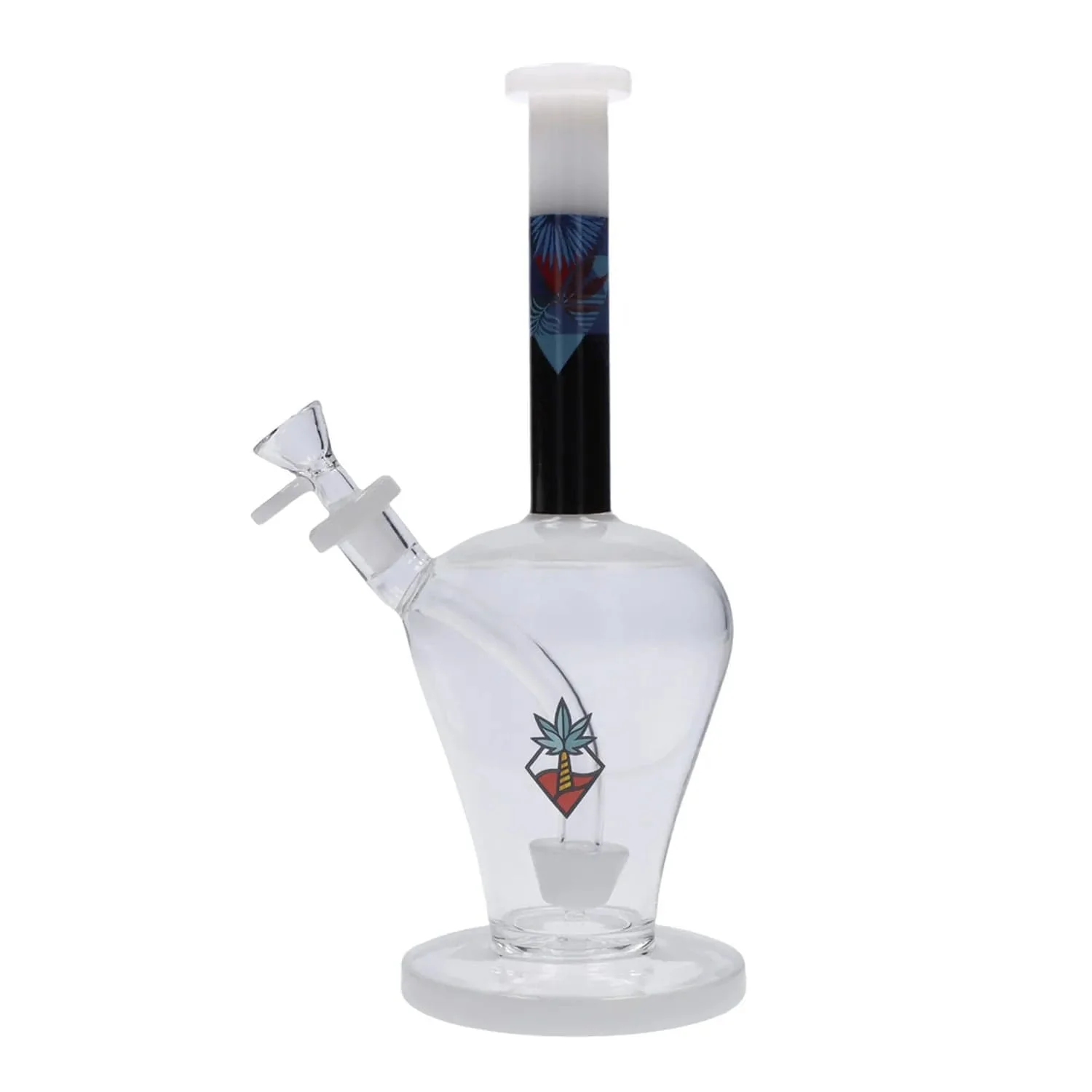 Cabana Cannabis Co. Tidal Water Pipe - White - 11in.