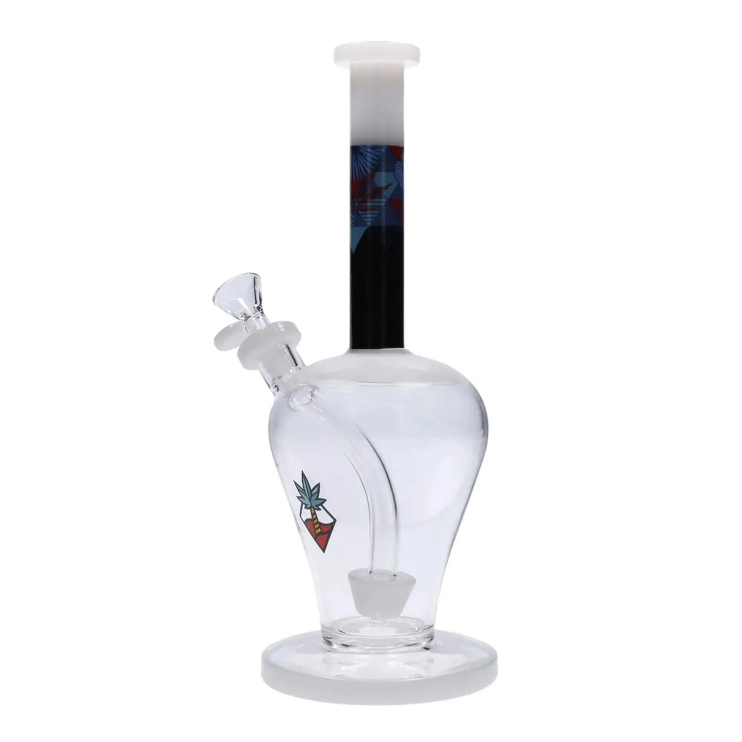 Cabana Cannabis Co. Tidal Water Pipe - White - 11in. - Image 5
