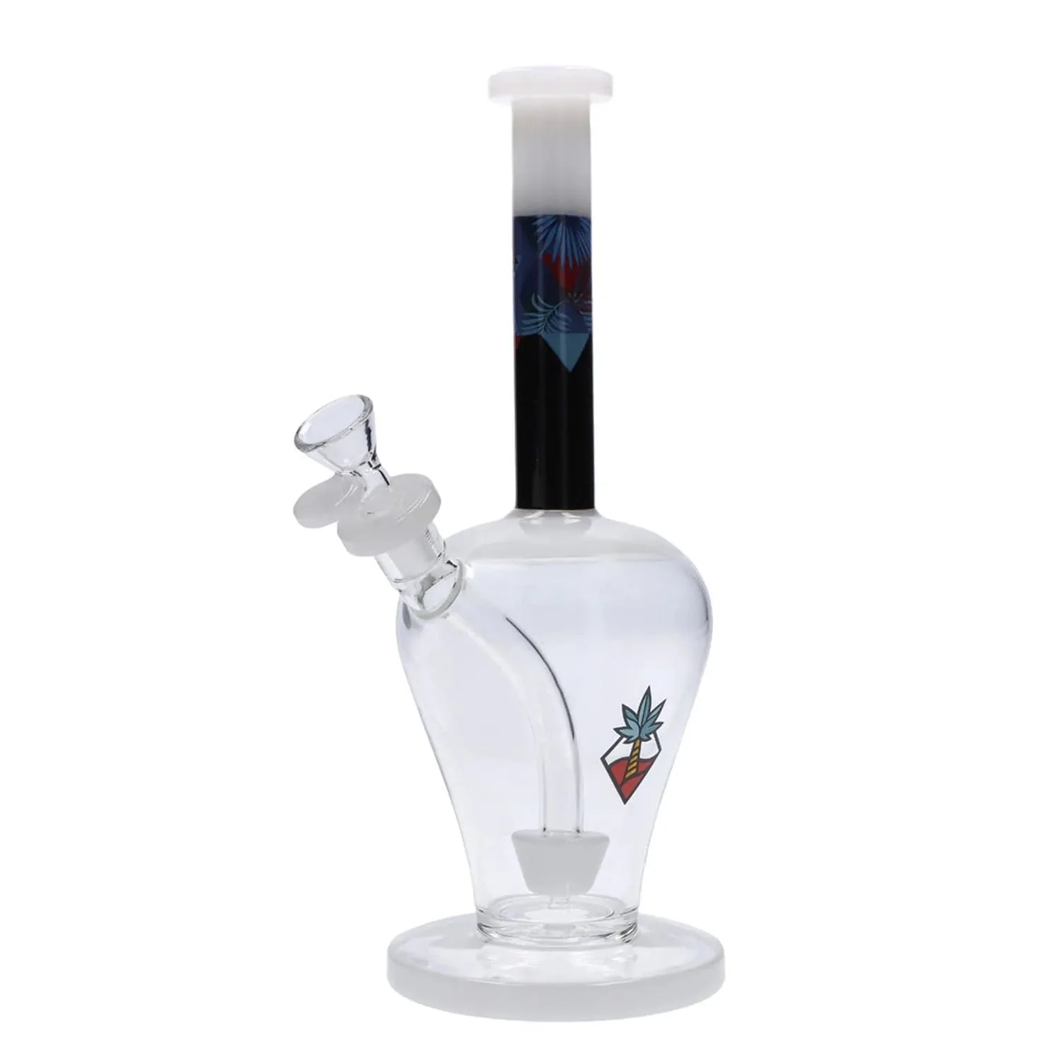 Cabana Cannabis Co. Tidal Water Pipe - White - 11in. - Image 6