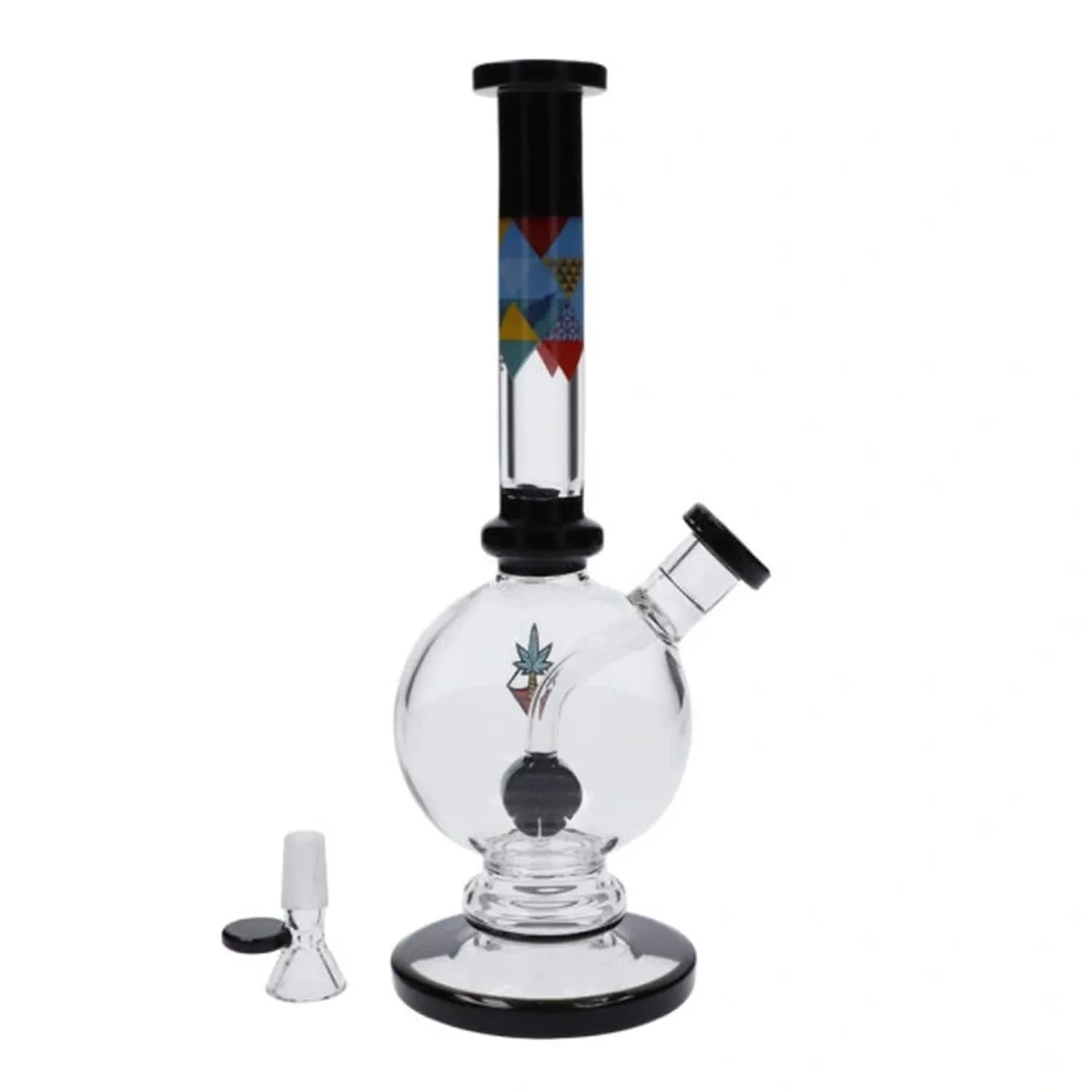 Cabana Cannabis Co. Water Pipe - Black - 11in. - Image 4