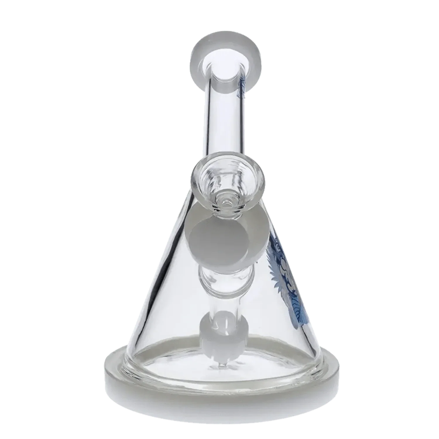 Cabana Cannabis Co. Waves Water Pipe - White - 7in. - Image 4