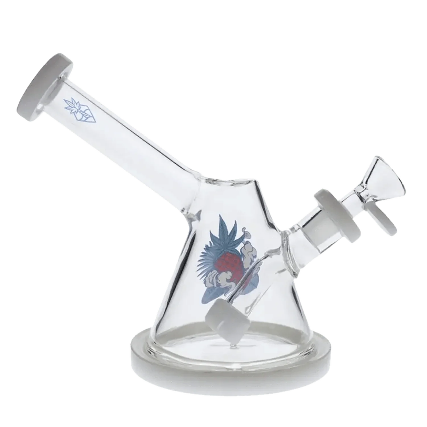 Cabana Cannabis Co. Waves Water Pipe - White - 7in. - Image 7
