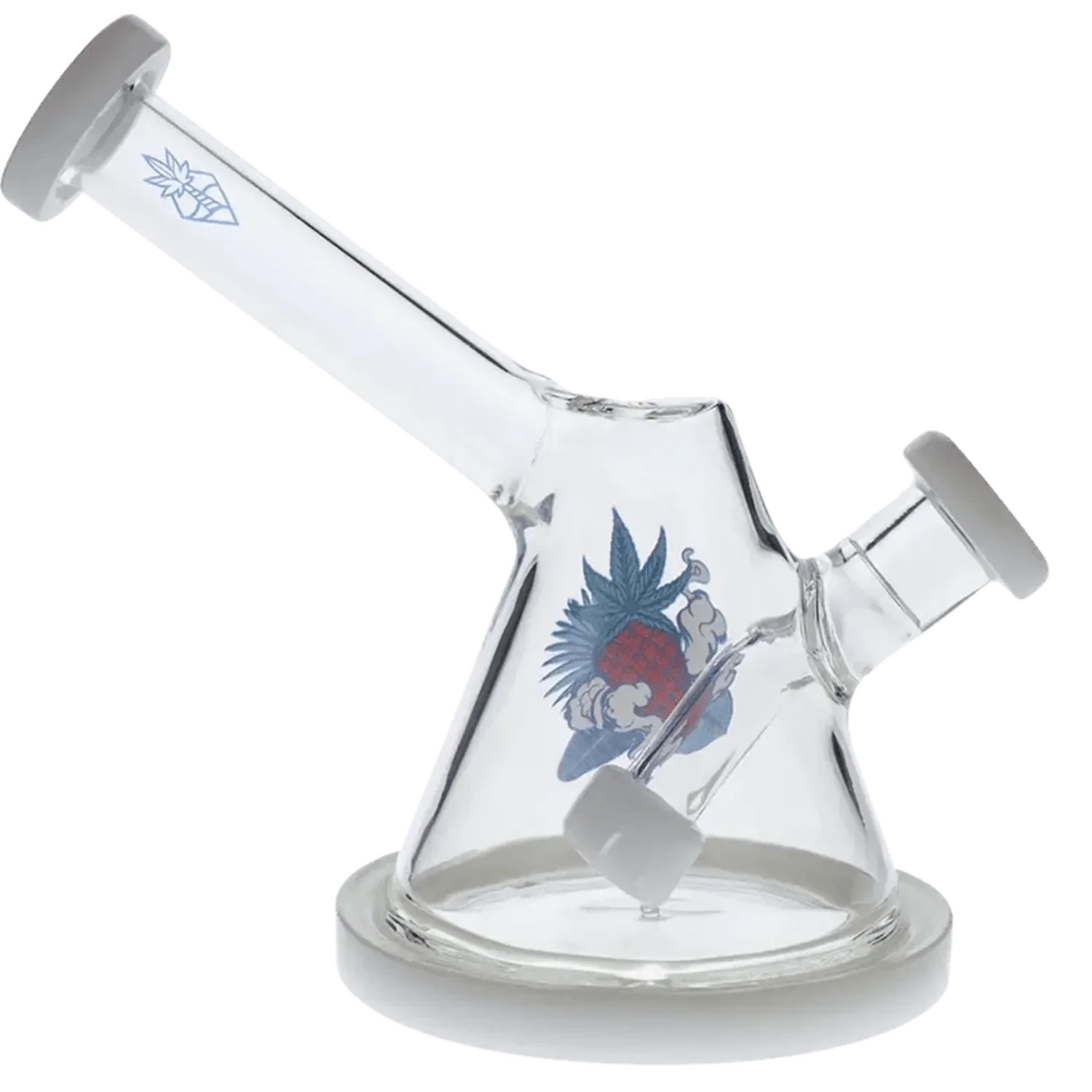 Cabana Cannabis Co. Waves Water Pipe - White - 7in. - Image 9