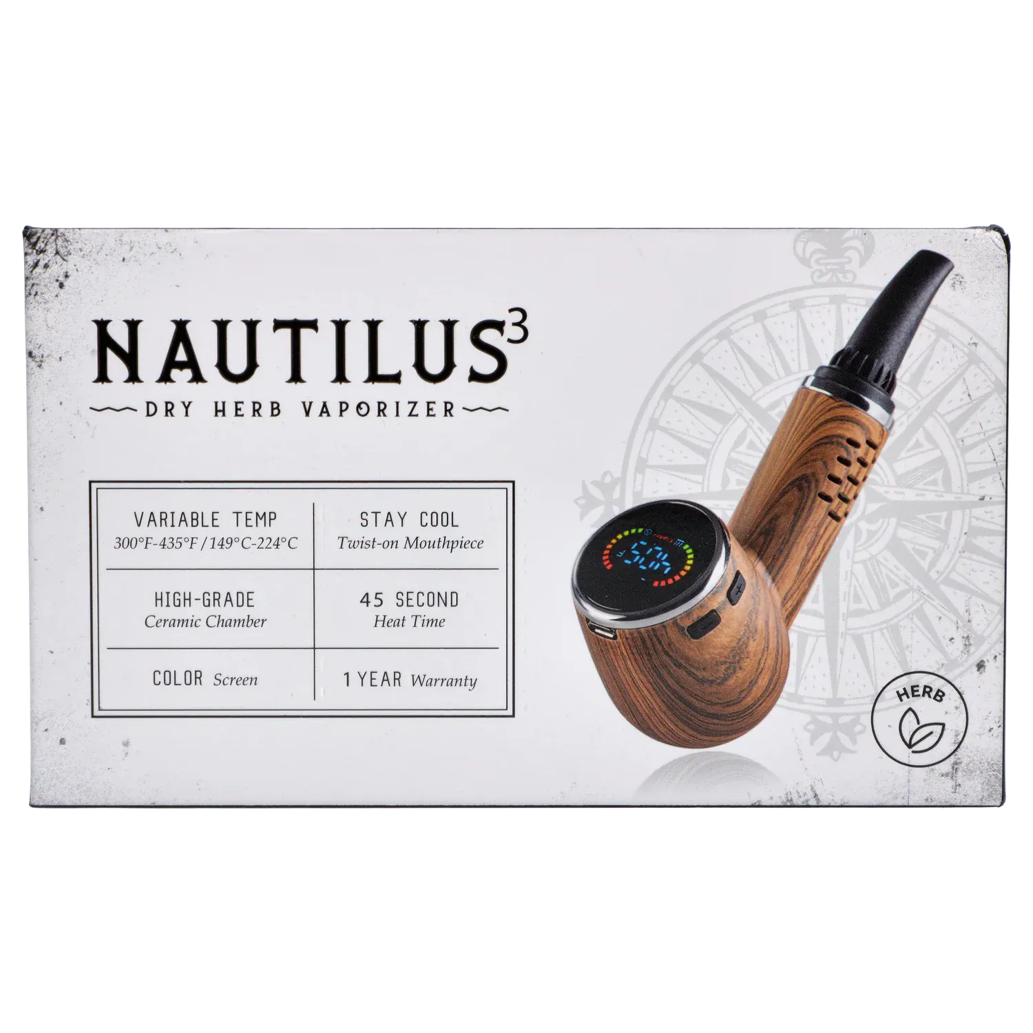 Cipher Nautilus V3 Dry Herb Vaporizer - Palm Wood - Image 12