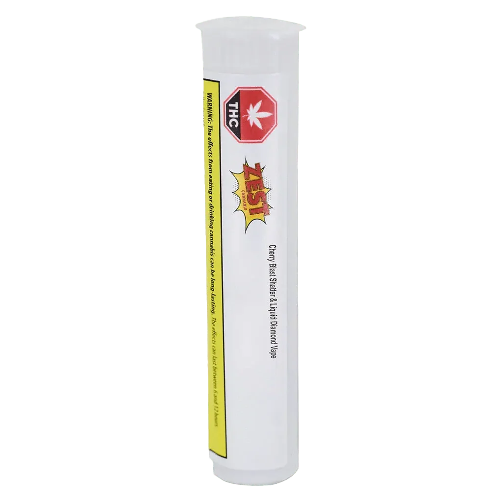 Cherry Blast Shatter & Liquid Diamond Vape Cartridge - Image 3