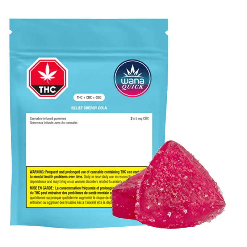 Relief Cherry Cola THC:CBC:CBG Gummies