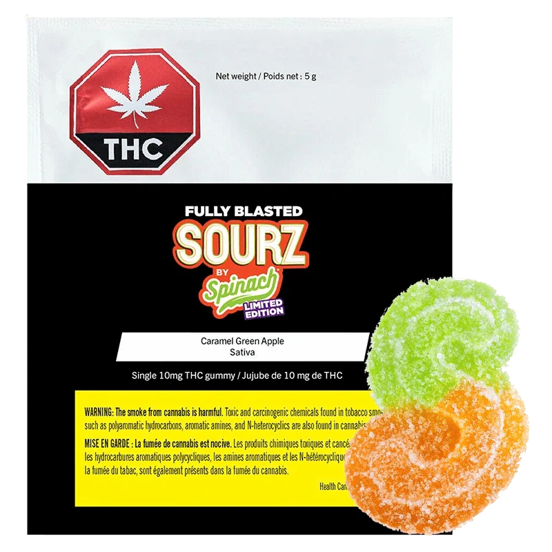 Fully Blasted Caramel Green Apple Gummies