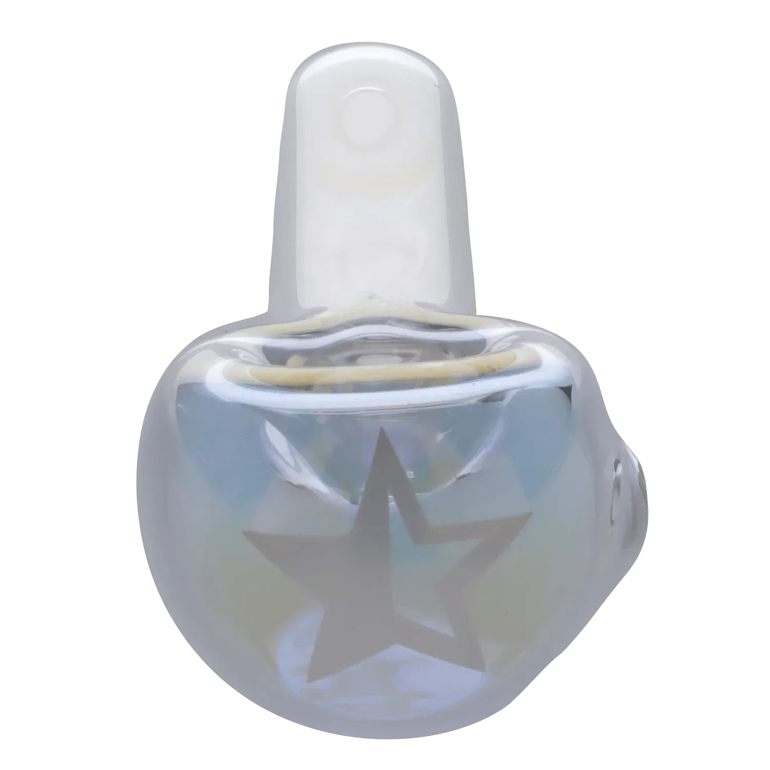 Famous Design Crystal Fumed Spoon Pipe - Clear - 3in. - Image 7