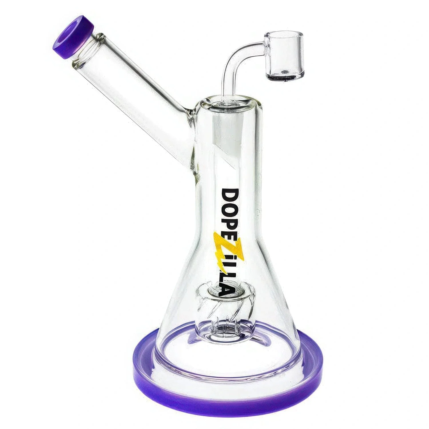 Dopezilla Basilisk Dab Rig - Milky Purple - 9in. - Image 3