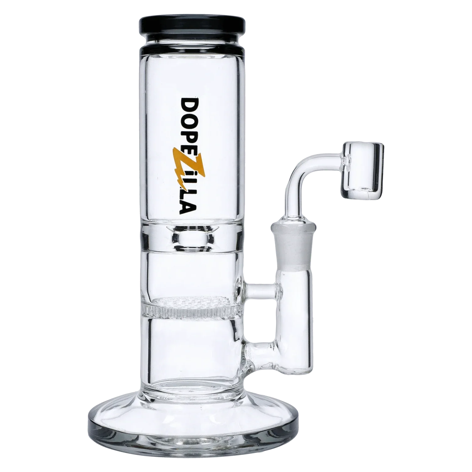 Dopezilla Cerberus Dab Rig - Black - 8in.