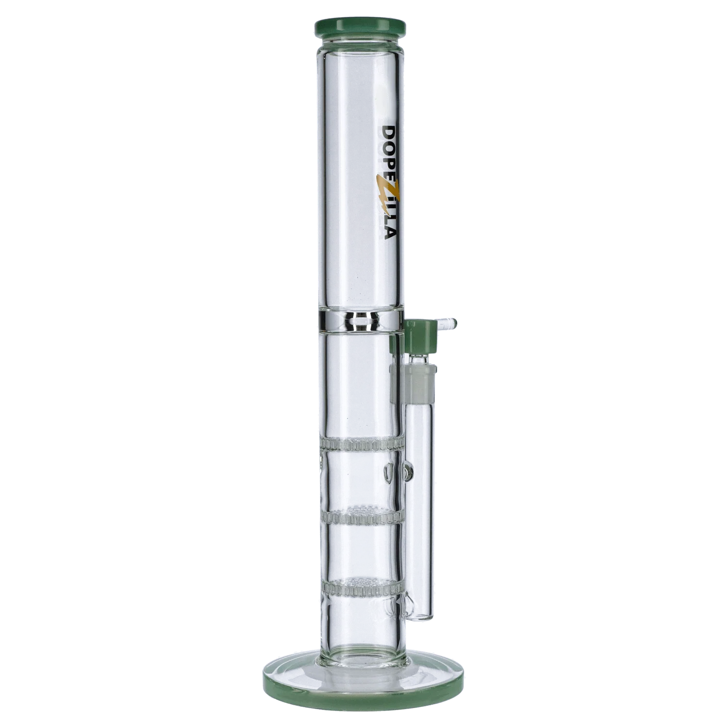 Dopezilla Cerberus Water Pipe - Milky Teal - 16in. - Image 3