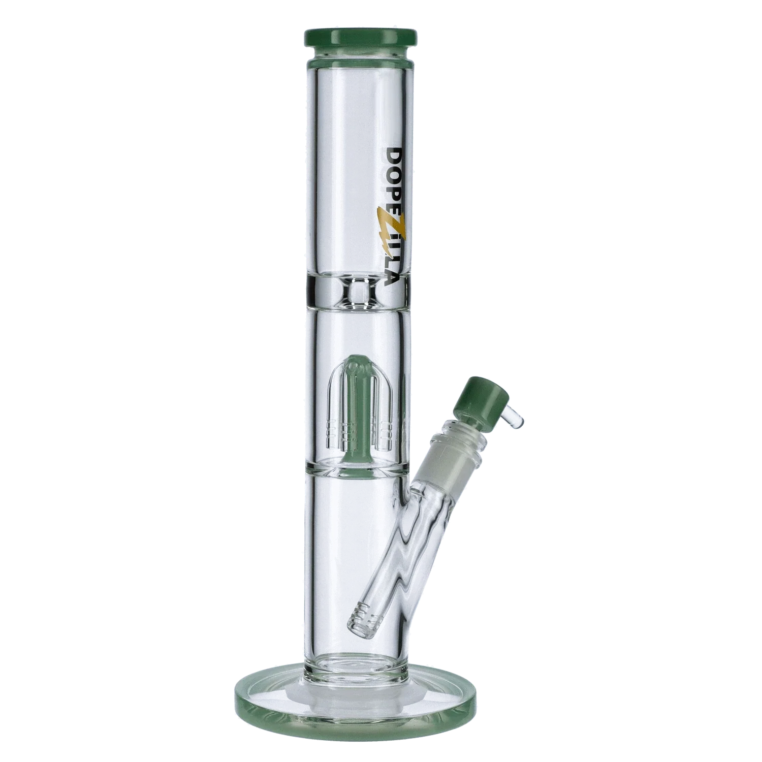 Dopezilla Hydra Water Pipe - Milky Teal - 13in. - Image 3