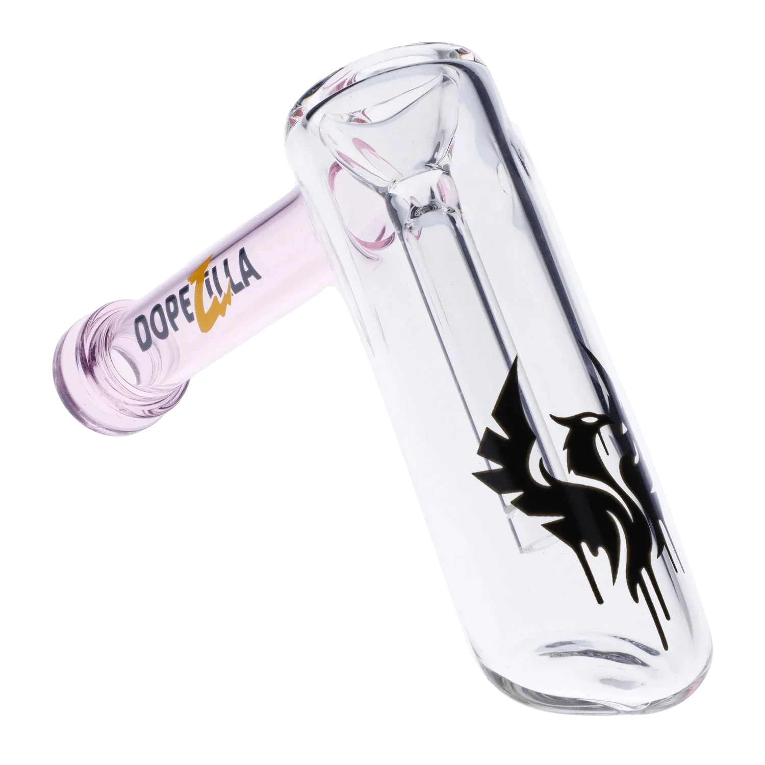 Dopezilla Phoenix Bubbler - Transparent Pink - 5in. - Image 6
