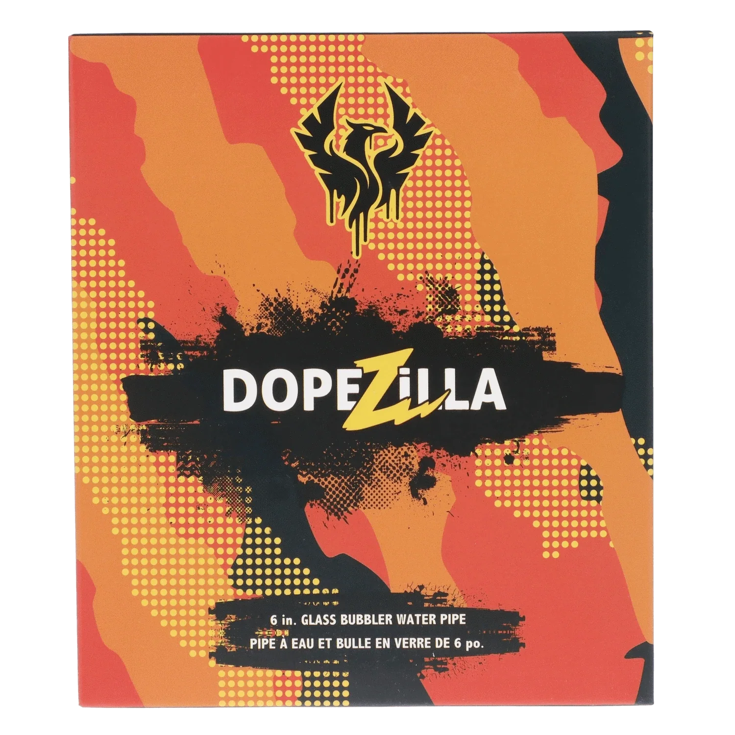 Dopezilla Phoenix Bubbler - Transparent Pink - 5in. - Image 9
