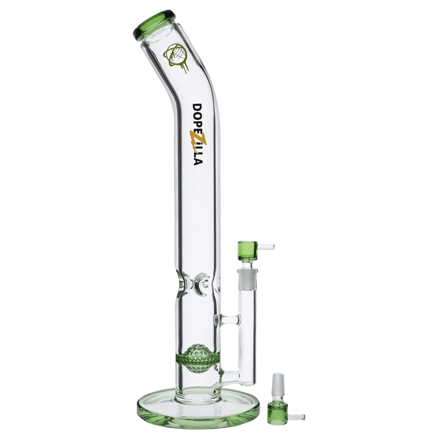 Dopezilla Titans Atlas Water Pipe Green 18 in. - Image 7
