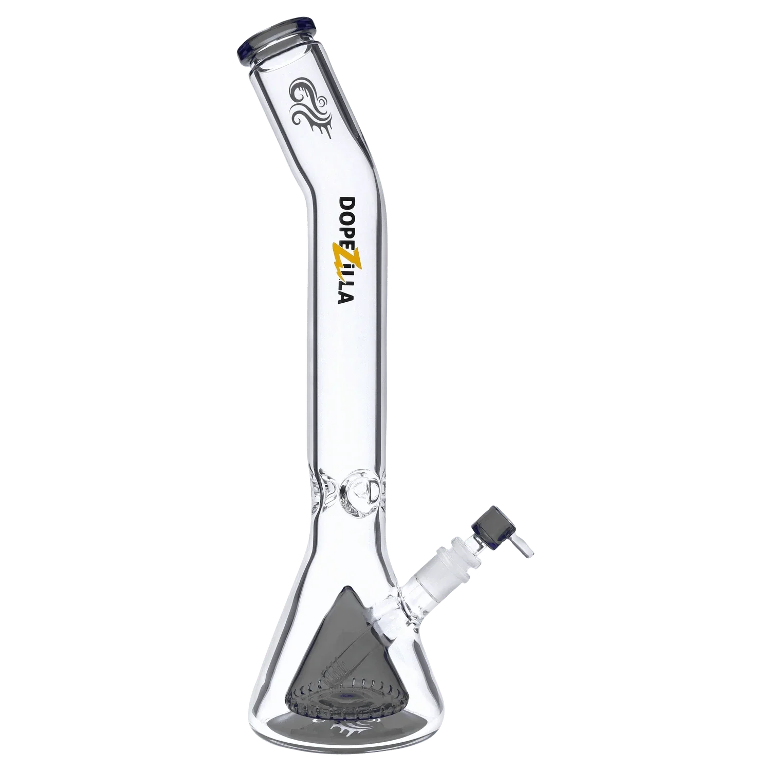 Dopezilla Titans Oceanus Water Pipe Black 18 in.