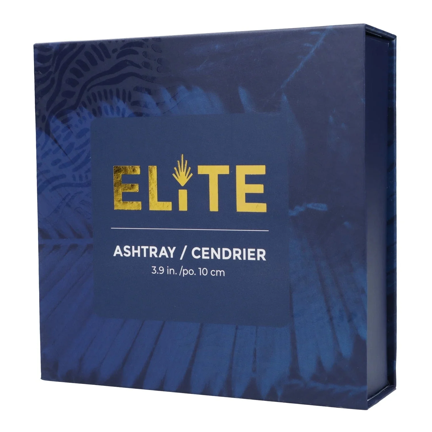 Elite Crystal Ashtray - Gold - 3.9in - Image 4