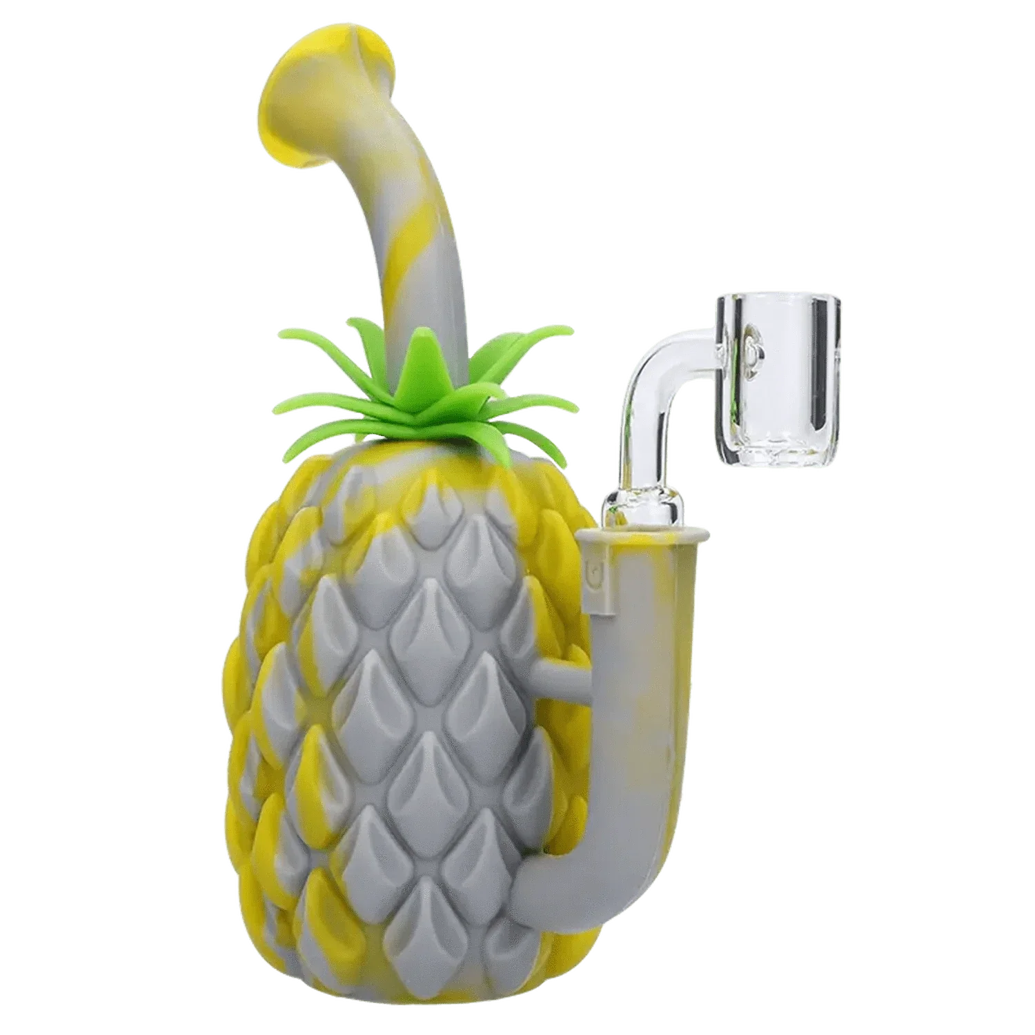 Elite Silicone Pineapple Dab Rig - Assorted - 7in. - Image 8