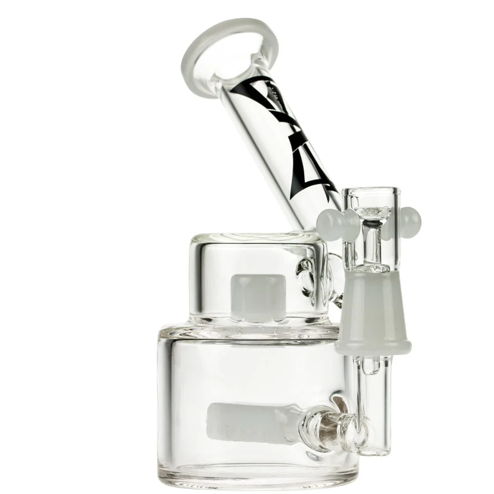 Evolution Morning Glory Dab Rig w/ Dome & Banger - White - 6in.