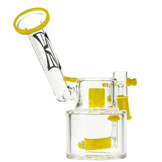 Evolution Morning Glory Dab Rig w/ Dome & Banger - Yellow - 6in. - Image 2