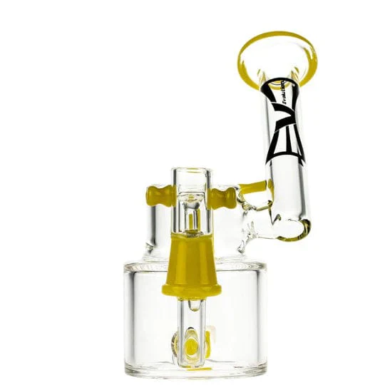 Evolution Morning Glory Dab Rig w/ Dome & Banger - Yellow - 6in. - Image 3