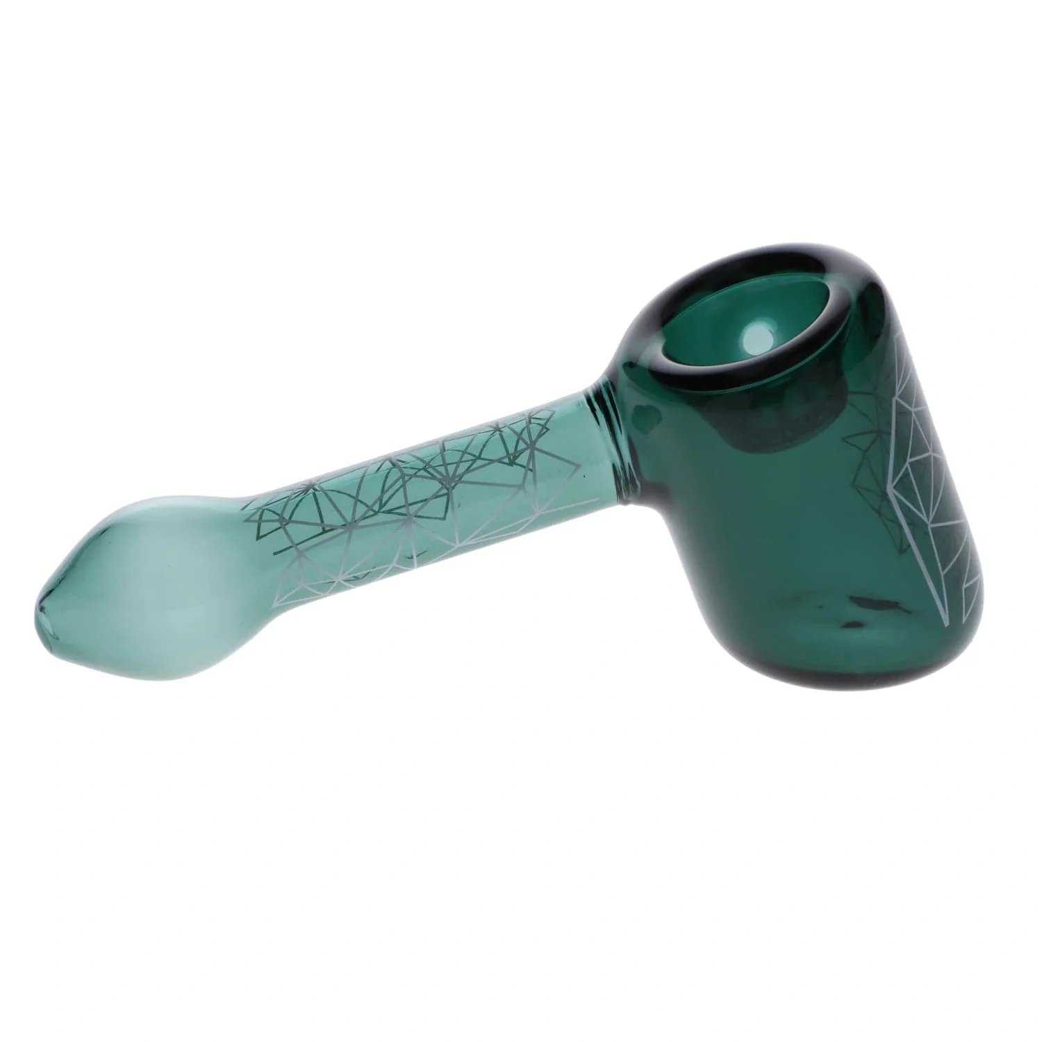 Famous Design Space Hammer Pipe - Teal - 5in. - Image 5