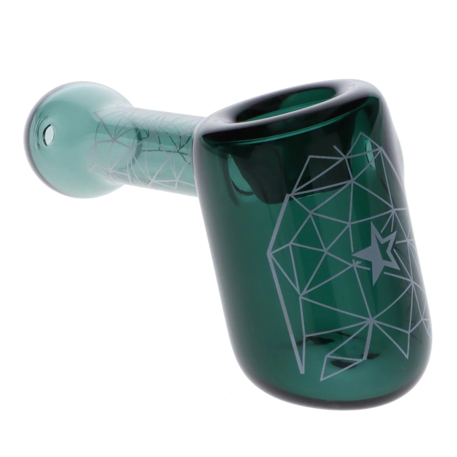 Famous Design Space Hammer Pipe - Teal - 5in. - Image 6