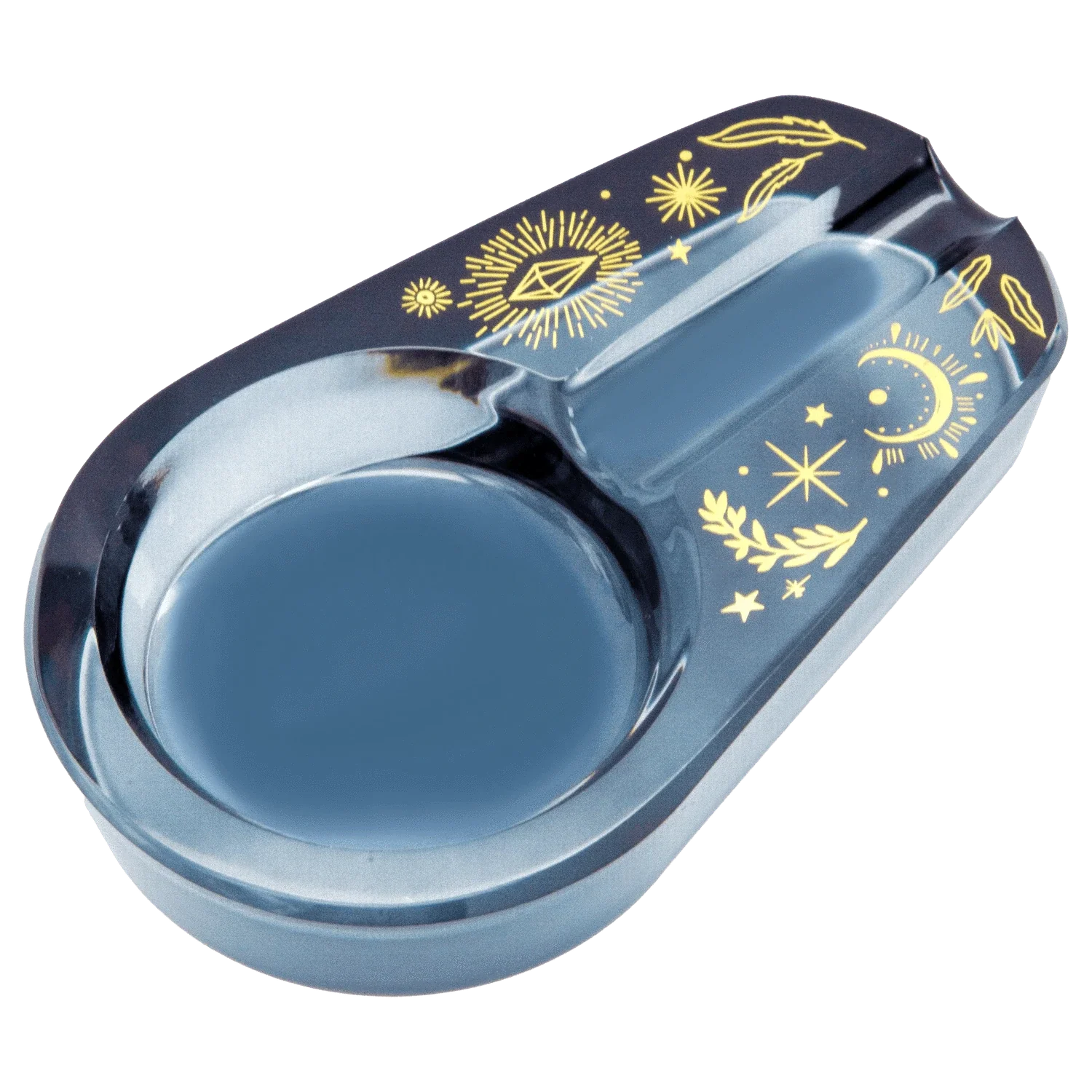Famous Design Astral Power Glass Ashtray - Black - Image 3