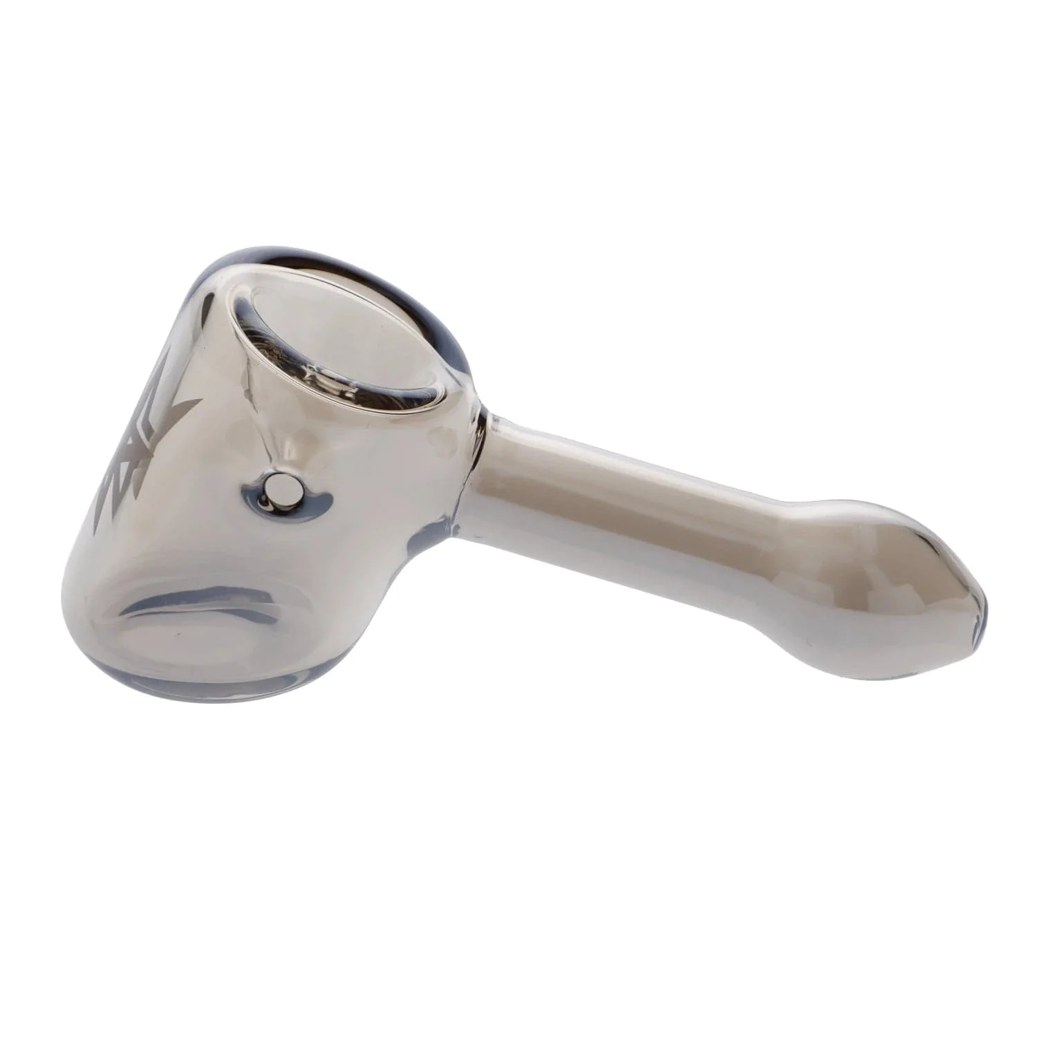 Famous Design Chrome Fumed Hammer Pipe - Grey - 5 in. - Image 5