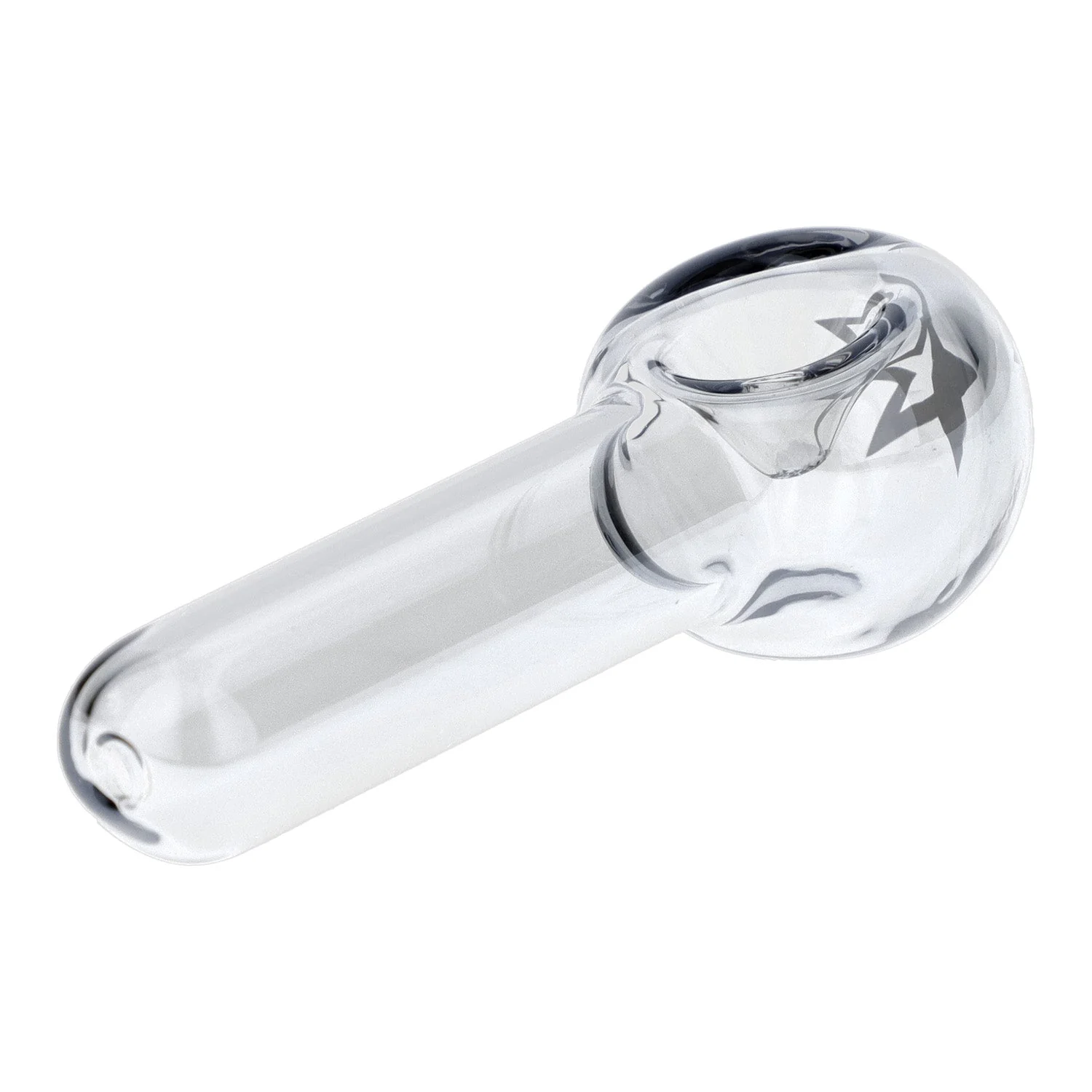 Famous Design Chrome Fumed Spoon Pipe - Grey - 3in. - Image 5